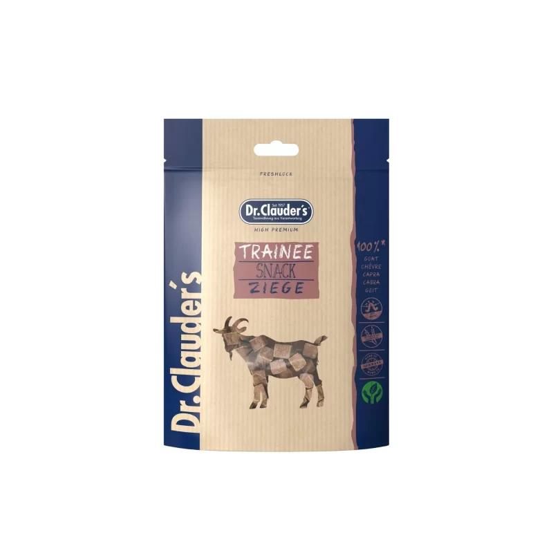 DR CLAUDER’S – TRAINER SNACK CAPRA 100% – 80 GR.