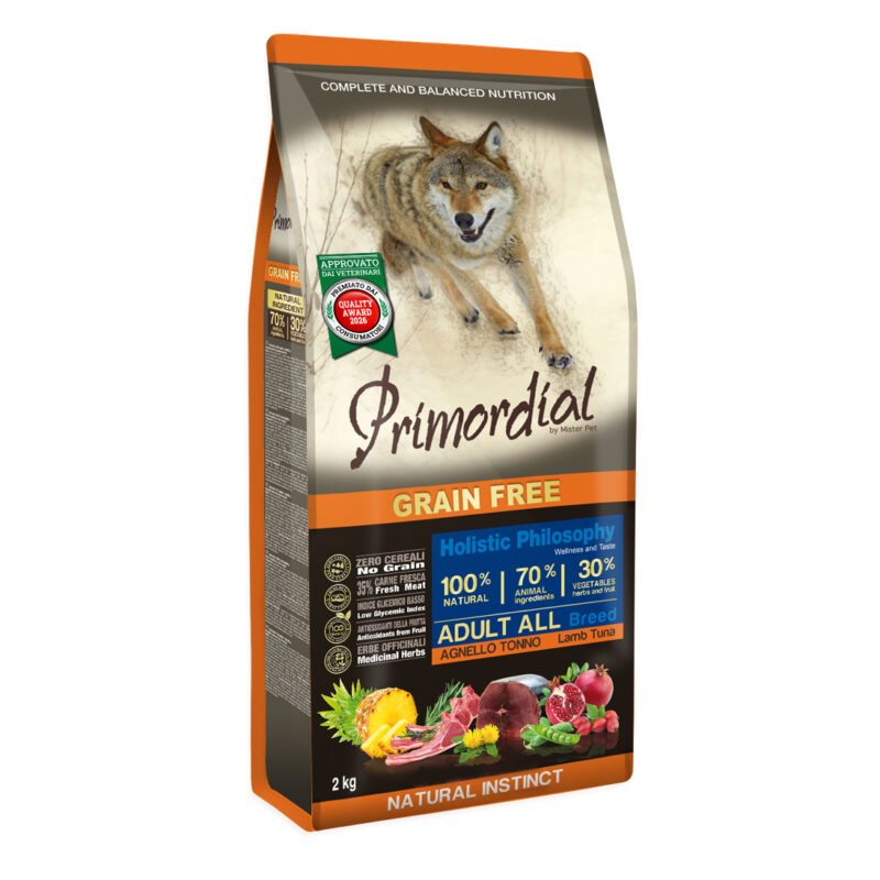 PRIMORDIAL – AGNELLO E TONNO – GRAIN FREE