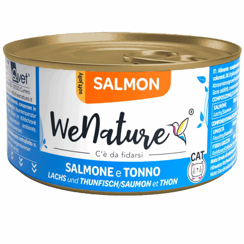 WENATURE – SALMONE E TONNO – 85 GR.