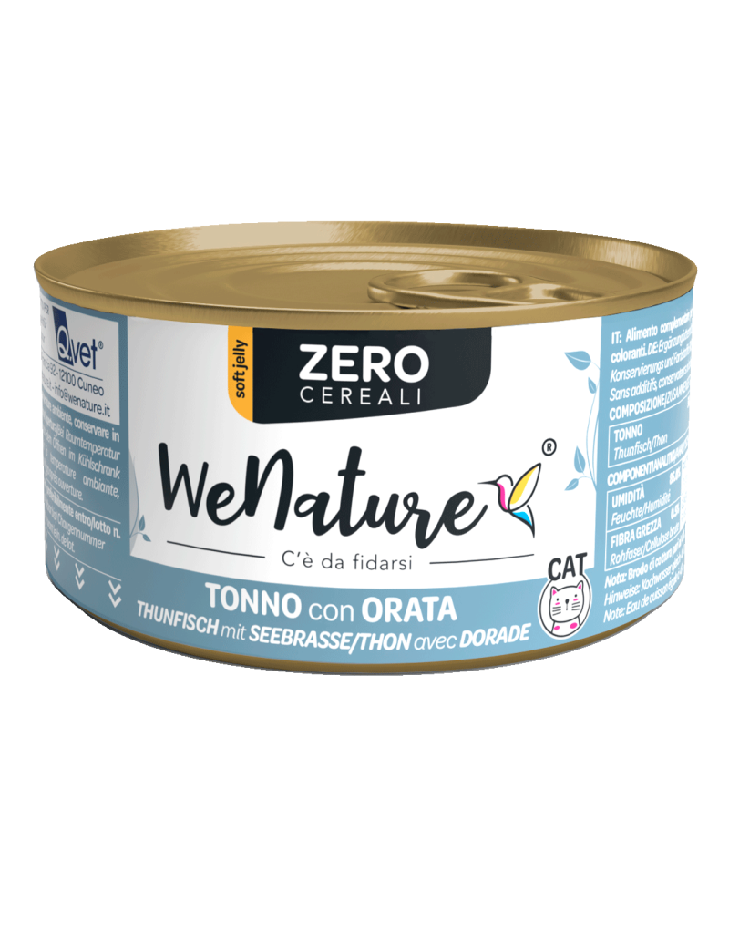 WENATURE- TONNO CON ORATA ZERO CEREALI – 85GR.